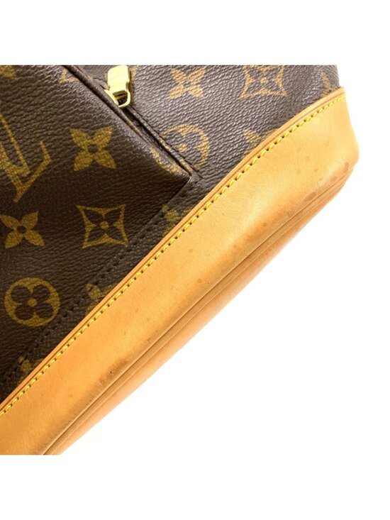 Louis Vuitton Montsouris MM Monogram Leather Brown Light Backpack Gold main image 11